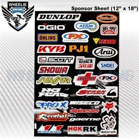 Motocross Sponsor Logos