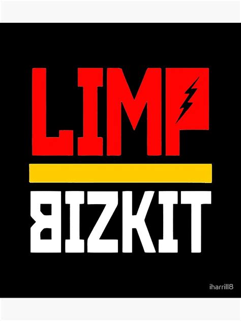 " limp bizkit logo" Poster for Sale by iharrill8 | Redbubble