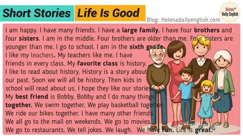 Short Stories in English: Life Is Good