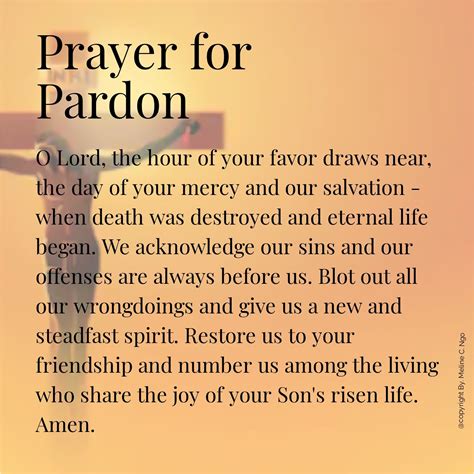 Prayer for Pardon | Meline Ngo