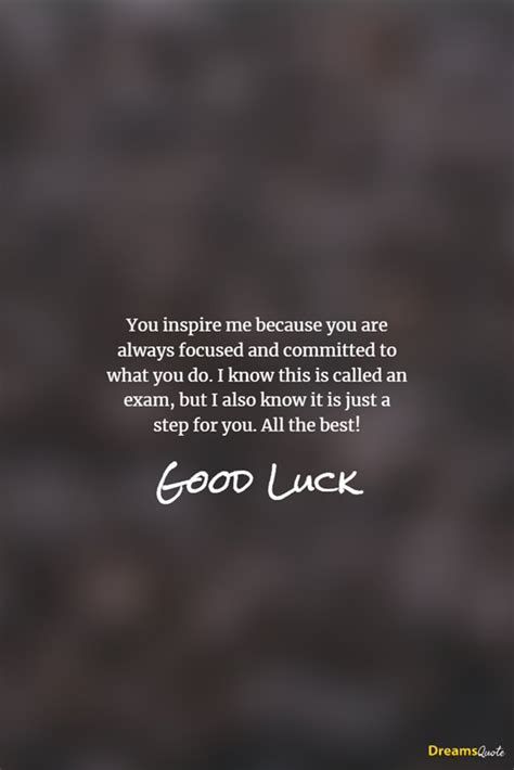 Best Of Luck For Exam Quotes