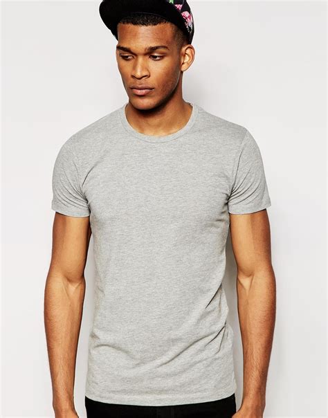 Jack & jones T-shirt In Regular Fit in Gray for Men (Grey) | Lyst