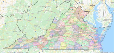 Virginia County Map Shown On Google Maps Virginia Map | sexiezpix Web Porn