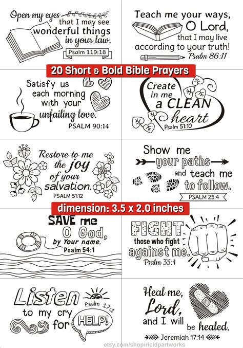 Prayer Cards Printable