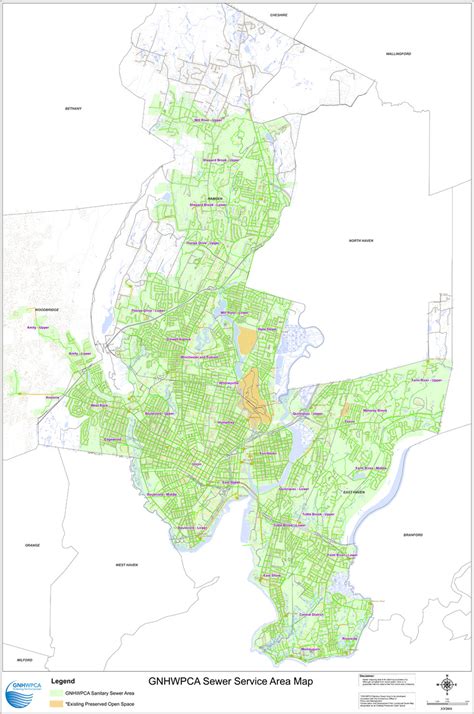 Sewer Service Area Map