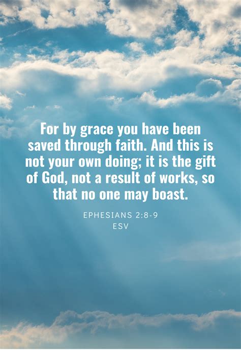 Ephesians 2 8 9 bible verses about grace inspirational bible verses ...