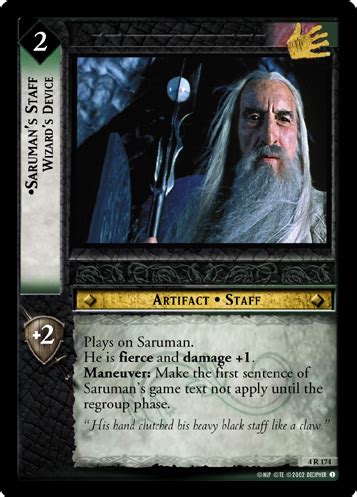 LotR TCG Wiki: Saruman's Staff, Wizard's Device (4R174)