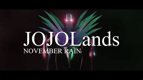 November Rain (JoJoLands Spoilers) #jojo #animation - YouTube