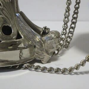 INCENSE THURIBLE BURNER Sacred Art French Religious Large Church Incense Burner Angel Altar ...