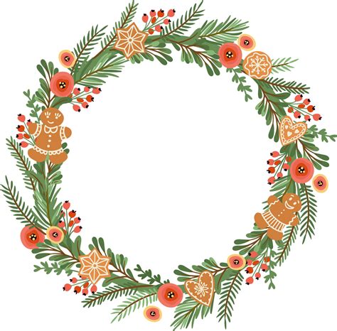 Christmas wreath. 12378156 PNG