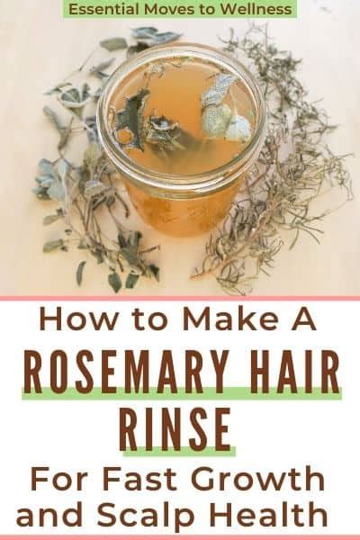 How to Make a Rosemary Hair Rinse for Fast Growth and Scalp Health