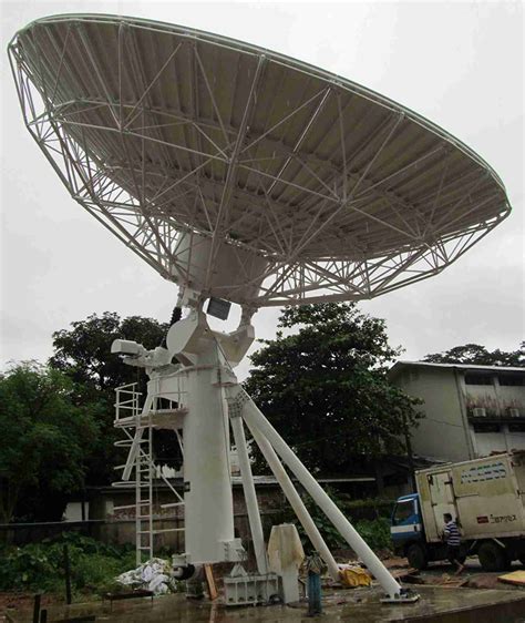 11.3M big satellite dish feed back from Myanmar