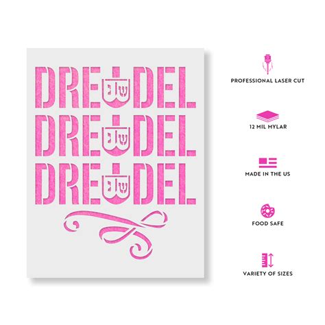 Dreidel Dreidel Dreidel Stencils - Stencil Revolution