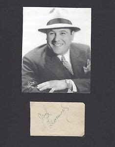 JACK E. LEONARD COMEDIAN & ACTOR SIGNED VINTAGE AUTOGRAPH DISPLAY COA | eBay