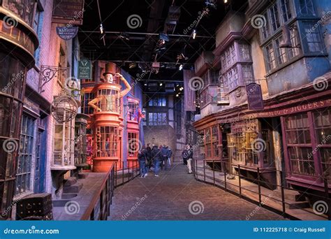 Diagon Alley display editorial stock photo. Image of magic - 112225718