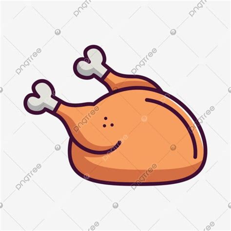 Chicken clipart transparent background chicken illustration in icon drawn style style icons ...