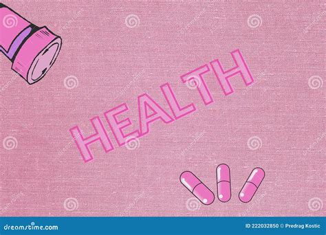 Health word. stock illustration. Illustration of background - 222032850