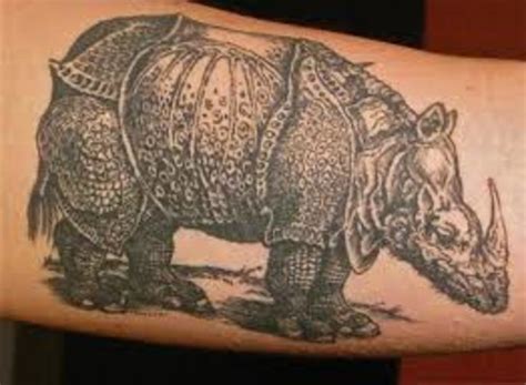 Rhino Tattoos And Designs-Rhino Tattoo Meanings And Ideas-Rhino Tattoo ...