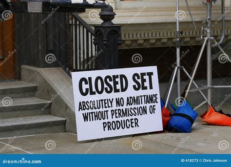 Closed set stock image. Image of movie, sets, studios, hollywood - 418273