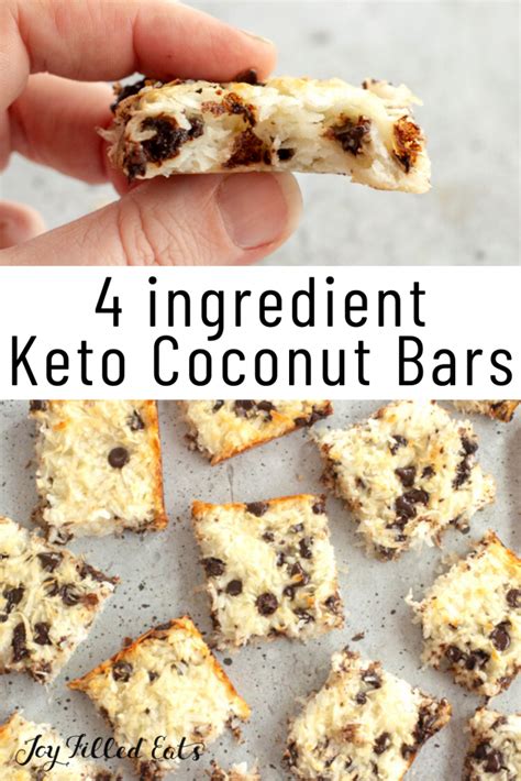 Keto Coconut Bars - Low Carb, Dairy-Free, EASY | Joy Filled Eats