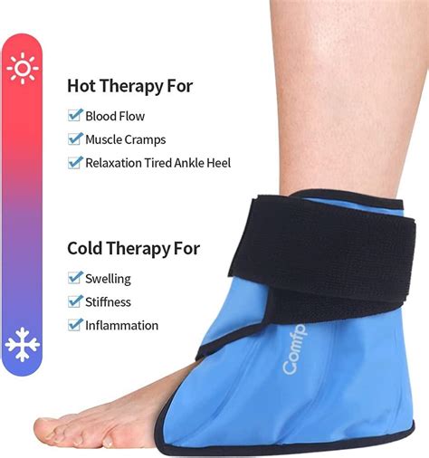 Comfpack Heel Ice Pack: Hot/Cold Therapy for Plantar Fasciitis ...