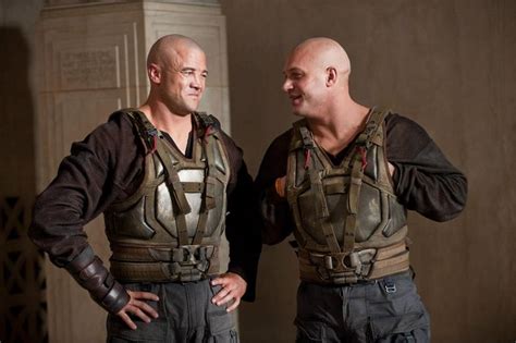 Tom Hardy and His Bane Stunt Double