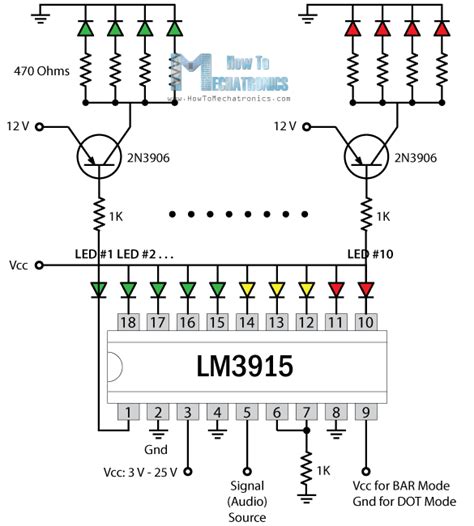 Lm3915 Ic Circuit Diagram » Wiring Diagram And Schematics