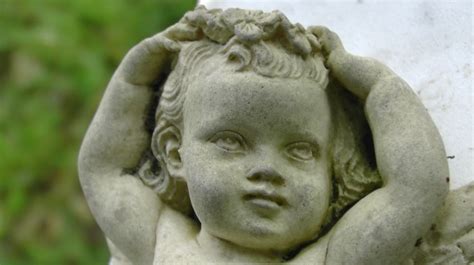Baby Angel In Cemetery Free Stock Photo - Public Domain Pictures