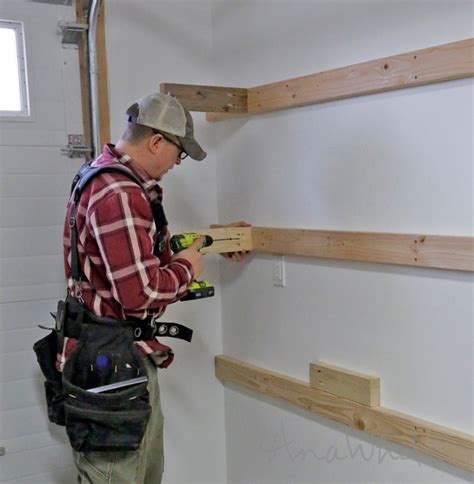 BEST DIY Garage Shelves (Attached to Walls) in 2020 | Diy garage, Diy ...