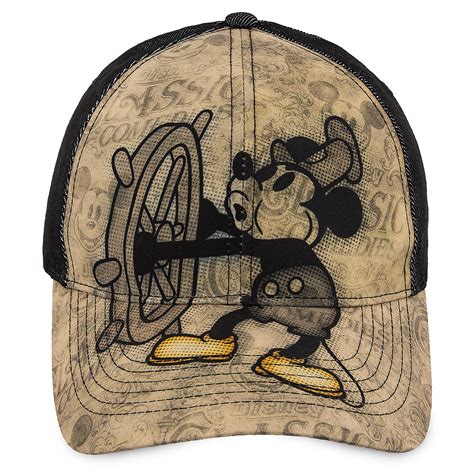 Mickey Mouse Steamboat Willie Baseball Cap for Adults - Walt Disney World now available online ...