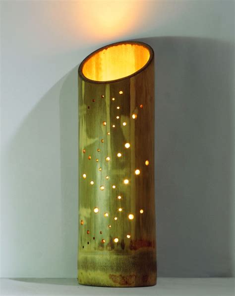 Bamboozledesign | Bamboo lamp, Bamboo candle, Bamboo light
