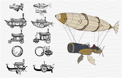 ArtStation - Steampunk vehicle design