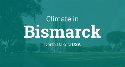 Climate & Weather Averages in Bismarck, North Dakota, USA