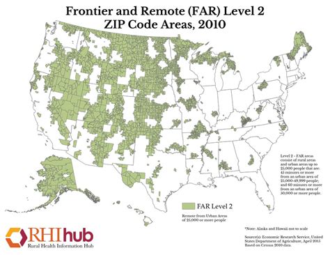 RHIhub Maps on Rural Demographics