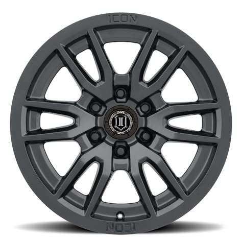 Vector 6 / Satin Black - Icon Alloys - Icon Vehicle Dynamics