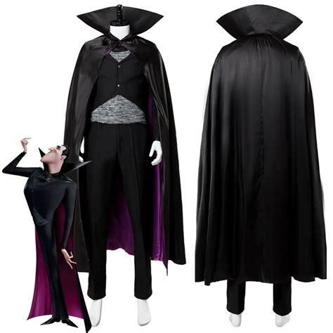 Hotel Transylvania 3: Summer Vacation Dracula Cosplay Costume Outfit Adult Men Halloween ...