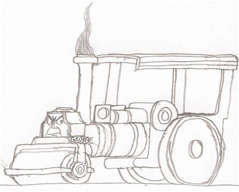 George the steamroller sketch. by Blockwave on DeviantArt