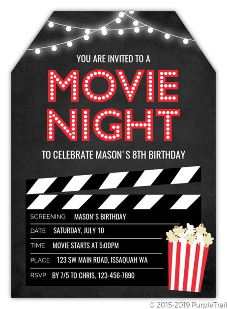 Movie Invitations