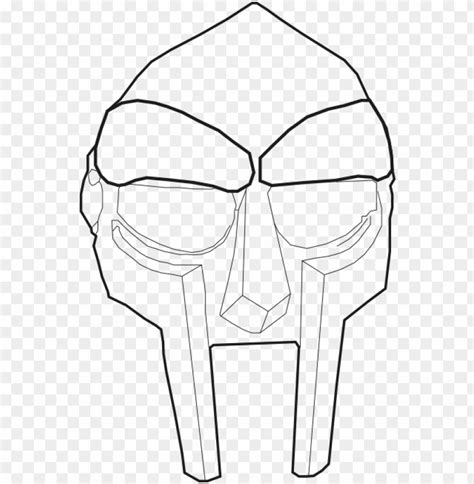 Free download | HD PNG mf doom mask drawing black and white PNG ...