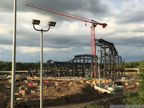 PHOTOS: Tron Roller Coaster Construction Progress at Magic Kingdom ...