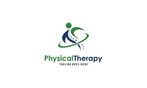 Physical therapy logo design, medical health wellness 16625760 Vector Art at Vecteezy