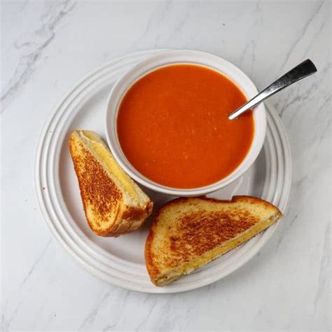 Classic Grilled Cheese and Tomato Soup | Step by Step Recipe