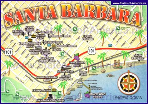 Navigating Santa Barbara: A Comprehensive Guide To The City’s Tourist Maps - Baker Island ...