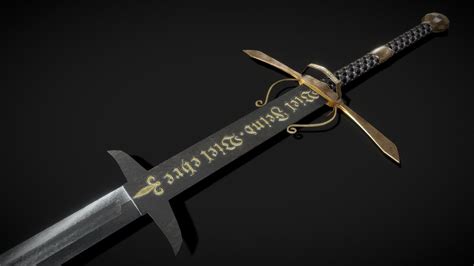 Zweihander Sword - Buy Royalty Free 3D model by Joan LP (@joanlahots) [9dba215] - Sketchfab Store