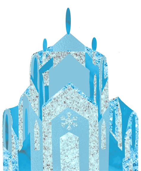 Frozen Castle Cake Topper Printable Printable Word Searches | The Best ...