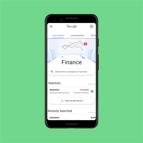 Google Finance Redesign | Muazzim MS