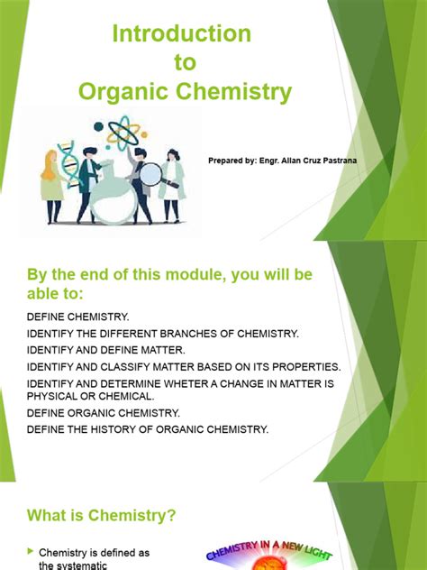 Lesson 1 Introduction To Organic Chemistry | PDF | Organic Compounds | Chemistry