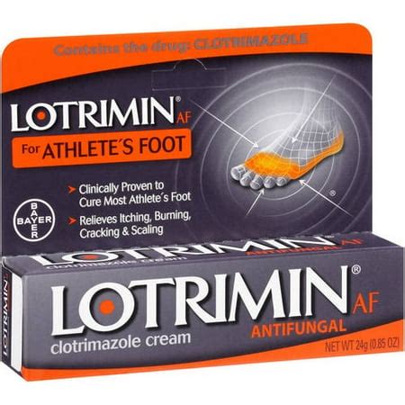 Lotrimin Athlete's Foot Cream, 0.85 Oz - Walmart.com