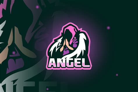 Angel Logo E-Sport Gaming Graphic by The1stWinner · Creative Fabrica