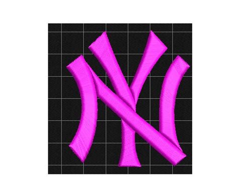 NY Yankees Cap Logo Embroidery File 3D - Etsy